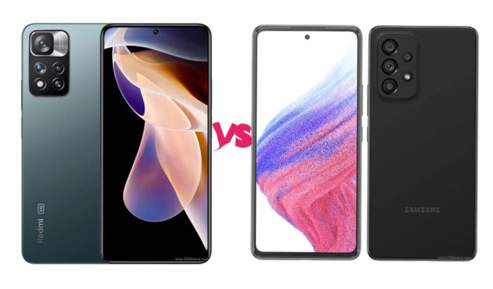Xiaomi Redmi Note 11 Pro 5G vs Samsung Galaxy A53 5G mana yang lebih baik