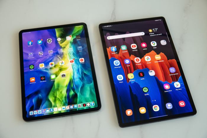 Samsung Galaxy Tab S Series vs iPad Pro mana yang lebih bagus